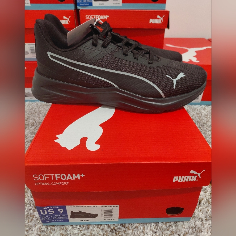 Puma Men's Black Sneakers